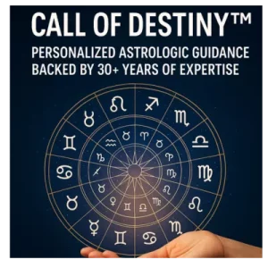 Call of Destiny™ – Personalized Astrological Guidance Backed by 30+ Years of Expertise