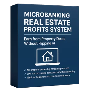 MicroBanking Real Estate Profits System™ — Earn from Property Deals Without Flipping or Wholesaling