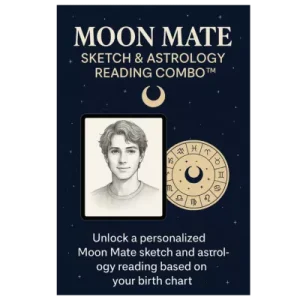 Moon Mate Sketch & Astrology Reading Combo™