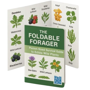 The Foldable Forager™ – Pocket-Sized Survival Guide to Edible Wild Plants